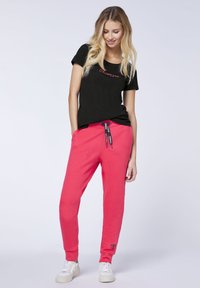 Chiemsee MIT LOGO-BAND UND LABELPRINT - Jogginghose - raspberry