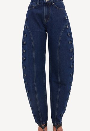 LOAVIES, MISSING YOU DEARLY - Wide Leg - blue dark   denim