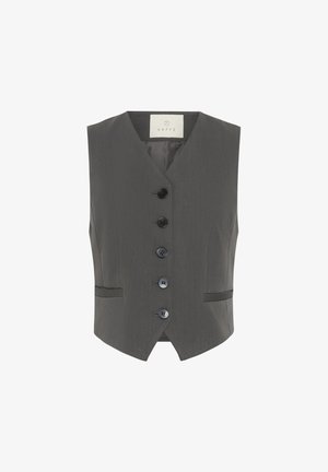 Kaffe, KASAKURA WAISTCOAT - Veste sans manches - dark grey melange