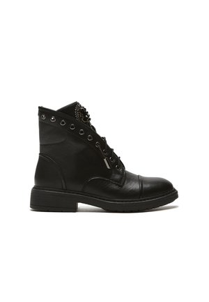 Bottines à lacets - black
