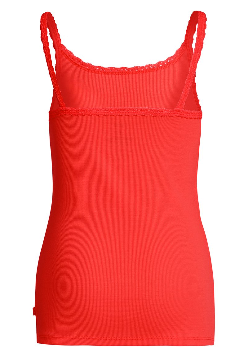 Kinder T-Shirts | WE Fashion MIT SPITZE Top bright red/rot-metallic - GG37253 Kinder T-Shirts | WE Fashion MIT SPITZE Top bright red/rot-metallic - GG37253