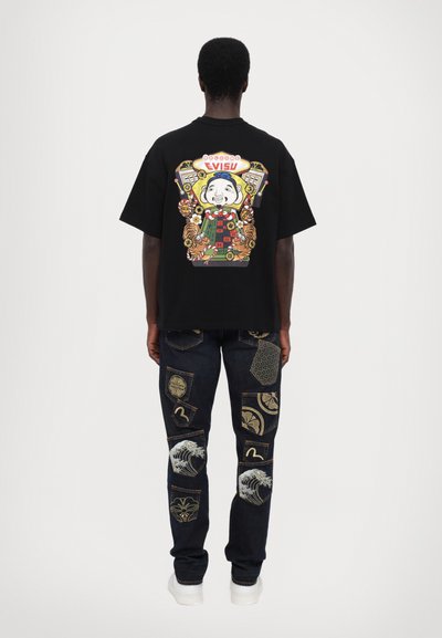 Evisu VIRTUAL VACATION PRINT TEE - T-shirt imprimé - black