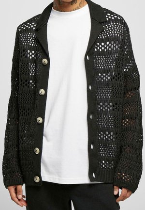 Cardigan - mottled black