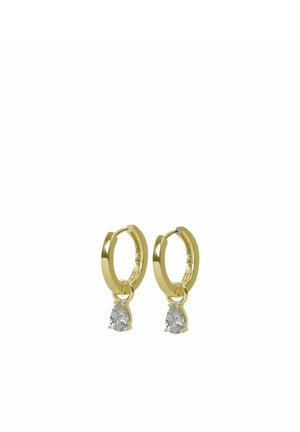 SNÖ of Sweden, TRINITY DROP PENDANT RING EAR - Ohrringe - gold-coloured