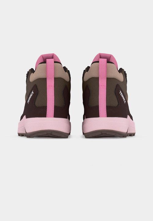 adidas ANYLANDER MID UNISEX - Hiking shoes - earth strata/taupe/aurora coffee — photo 4
