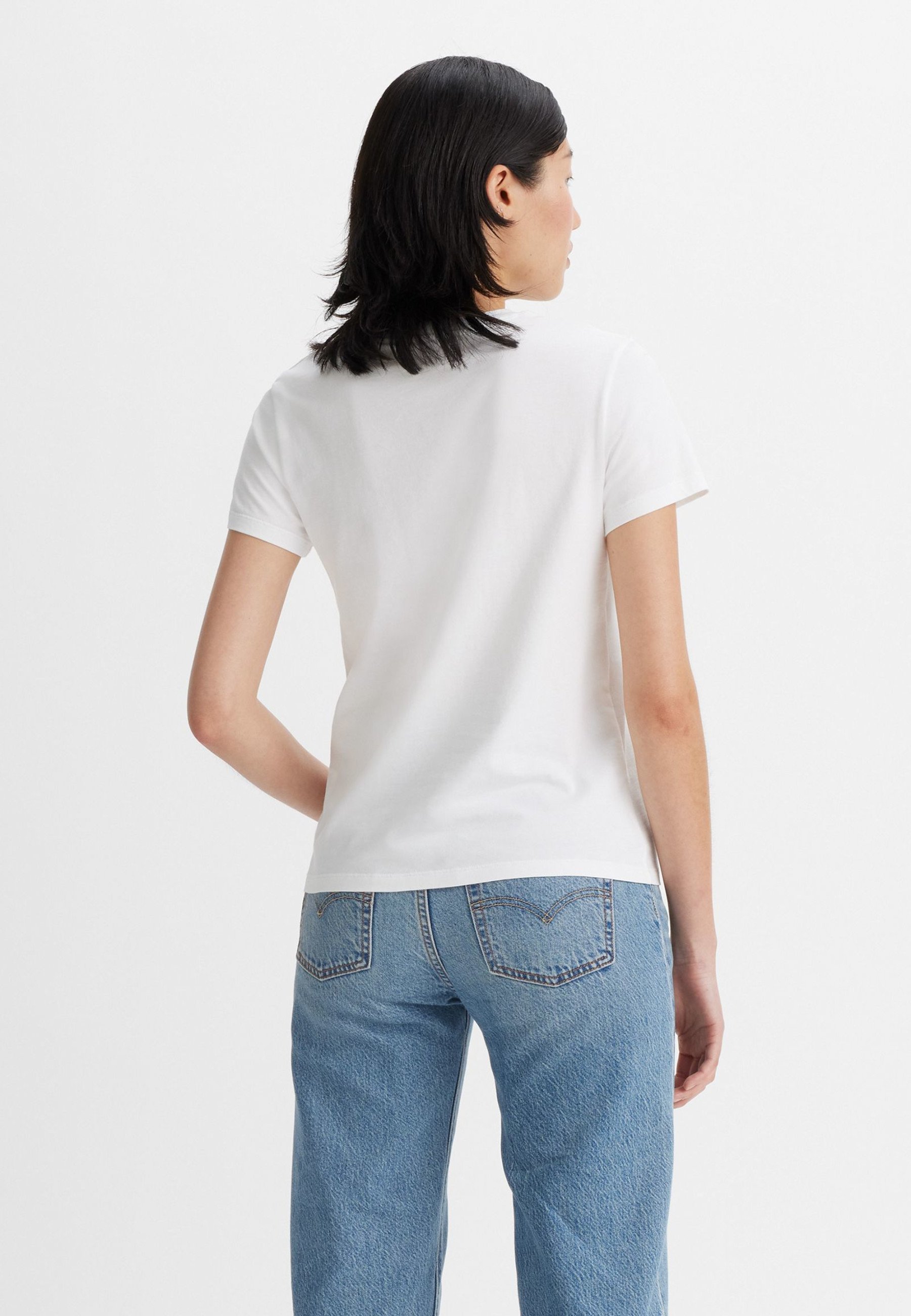 売れ筋商品|||リーバイス Tシャツ レディース トップス CREWNECK TEE 2 PACK  - Basic T-shirt - white/poppy red Levi's® CREWNECK TEE 2 PACK - T-Shirt basic - white/poppy