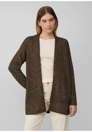 Strickjacke - dunkelbraun