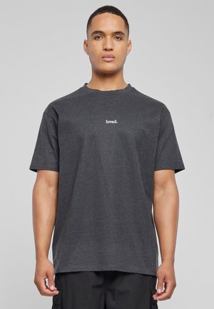 LOVE HEAVY OVERSIZED - T-shirt imprimé - charcoal