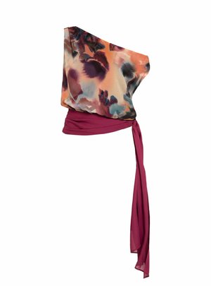 THE-ARE, BLUSA ASIMÉTRICA CON FAJÍN DE MUJER - Blusa - estampado