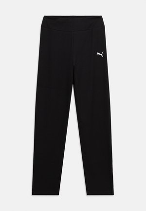 ELEVATED HIGH WAIST STRAIGHT LEG PANTS UNISEX - Tights - puma black