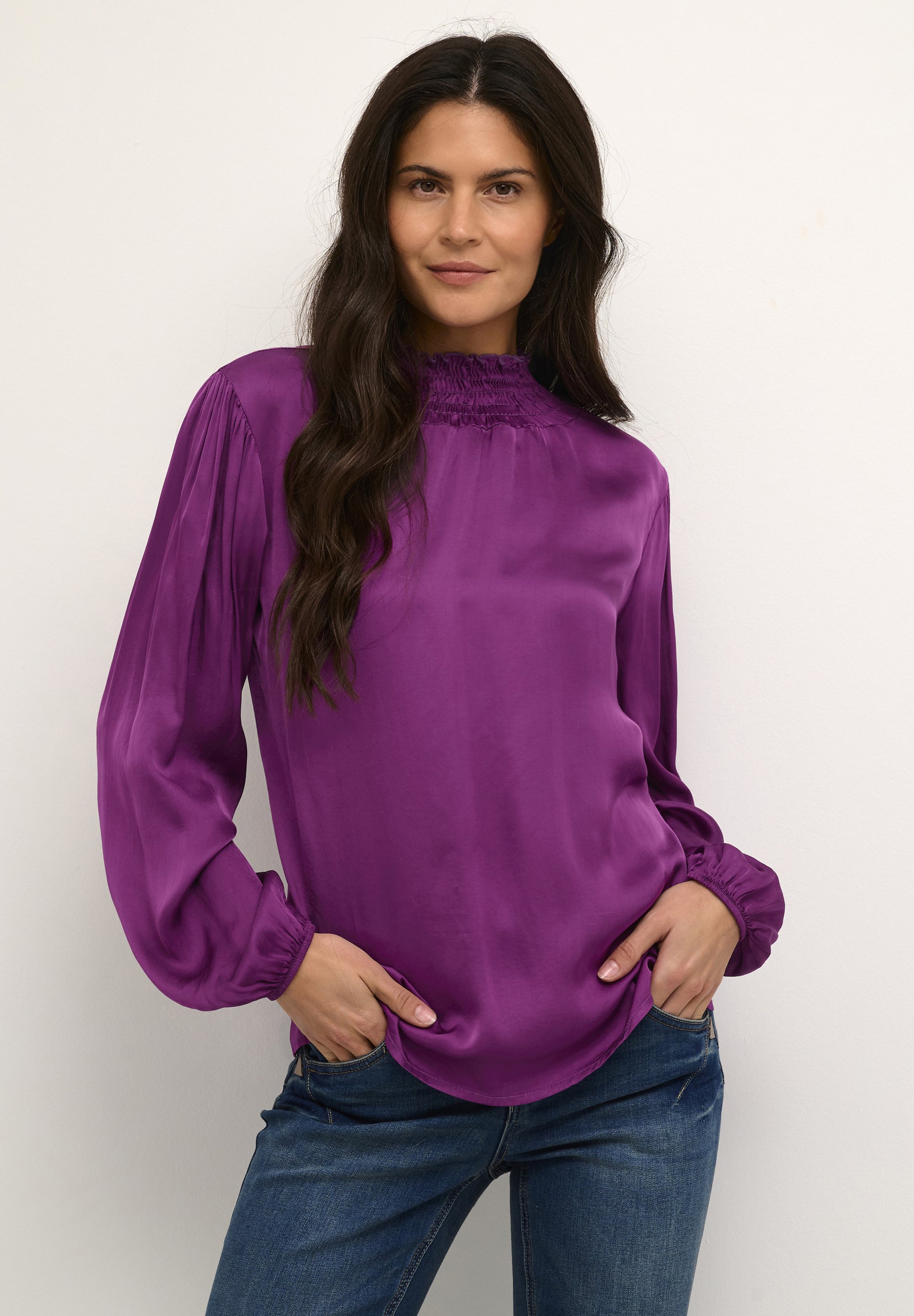 Cream Blusa - ciclamino purple/morado Zalando.es
