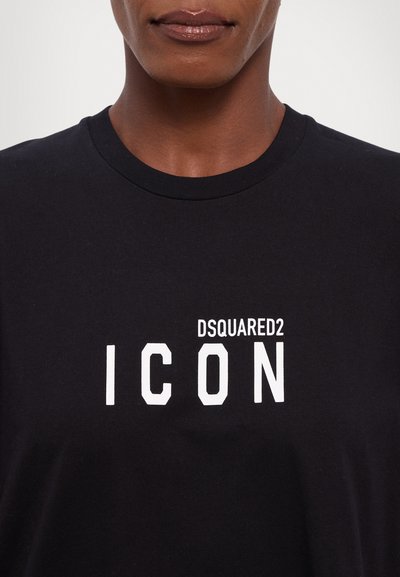 DSQUARED2 ICON TEE - Tričko s potlačou - black