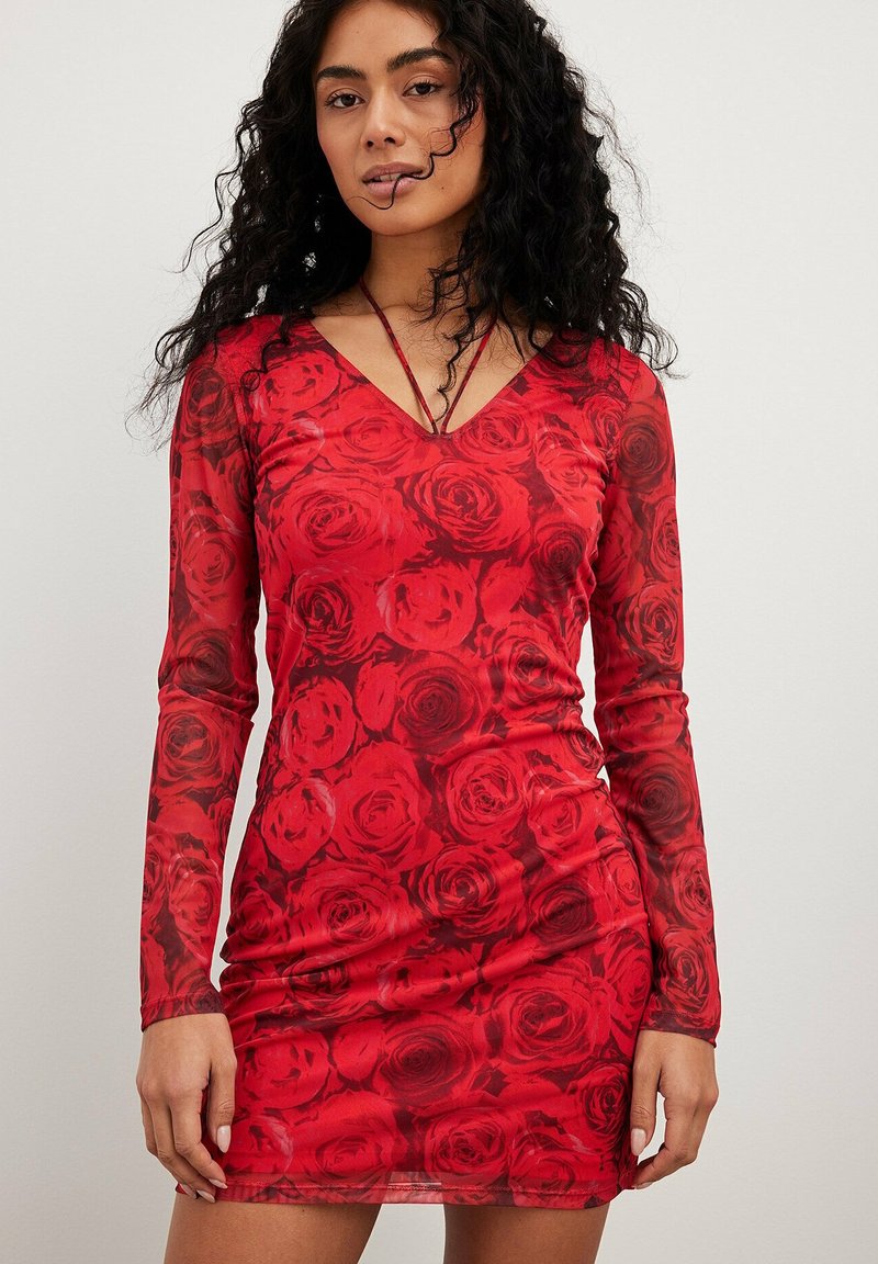 NA-KD Jurk rood