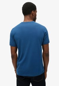 Superdry & Co ESSENTIAL LOGO RETRO - Camiseta estampada - pilot mid blue china blue