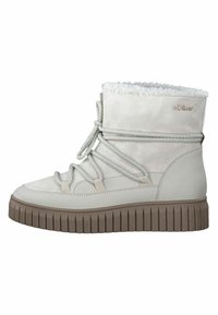 Leather Boots Snowboots S Oliver Winter Boots Cream/beige Zalando