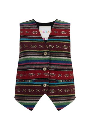 Vest - mehrfarbig schwarz