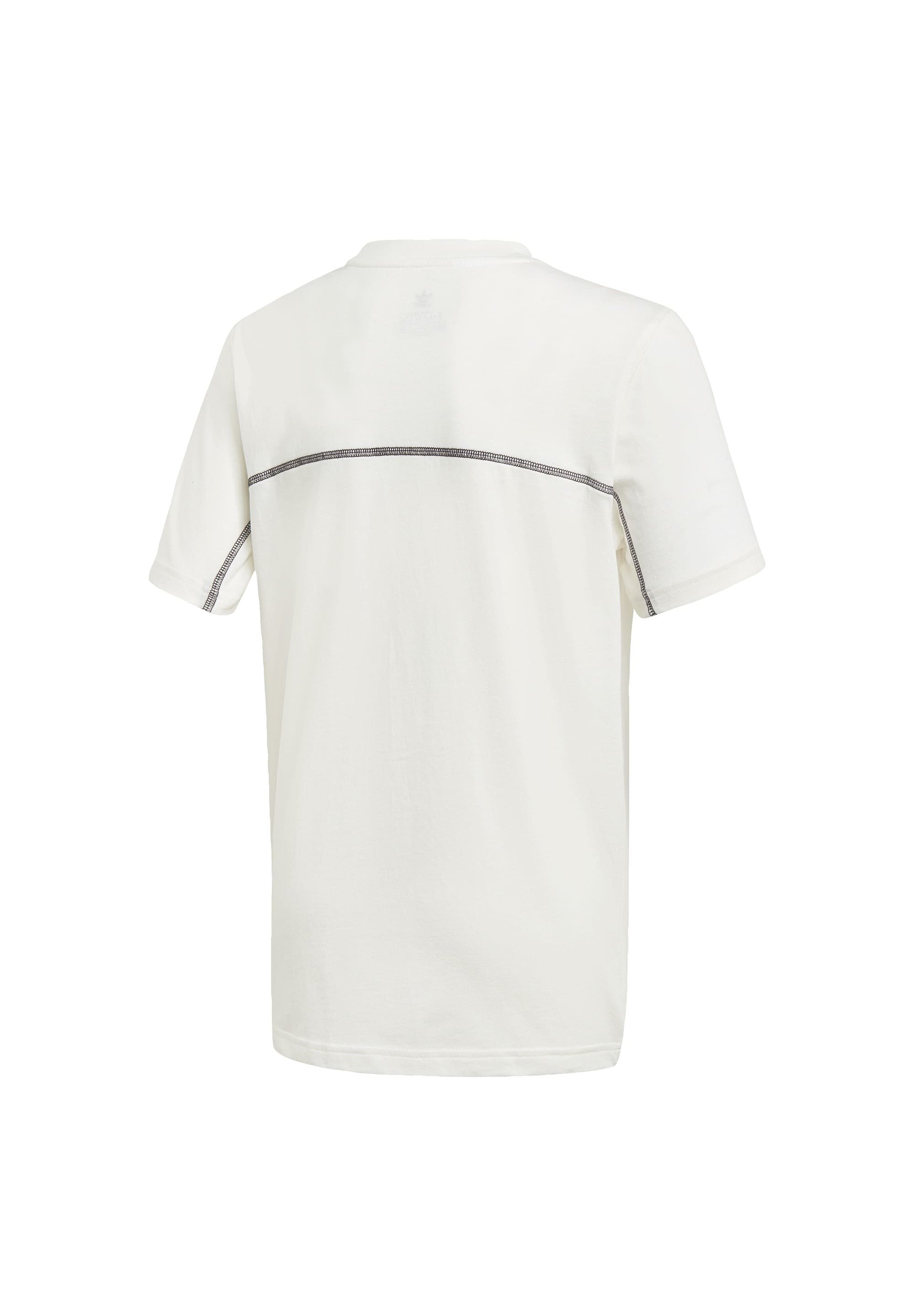 adidas Originals R.Y.V. T SHIRT T shirts med print white adidas Originals ADICOLOR 3D TREFOIL T SHIRT T shirts med