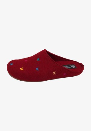 Haflinger Clogs - dark red
