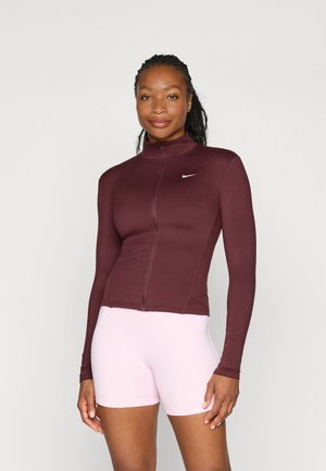 ONE FITTED  - Tréning dzseki - burgundy crush/white