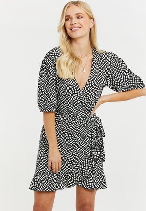 THBSKYE - Vestito di maglina - black  white