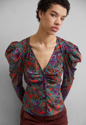 Veronica Beard SIMMONS - Μπλούζα - flame red multi