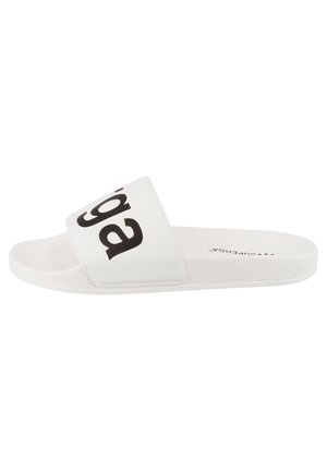 Superga 1908 SLIDES - Ciabattine - white/black