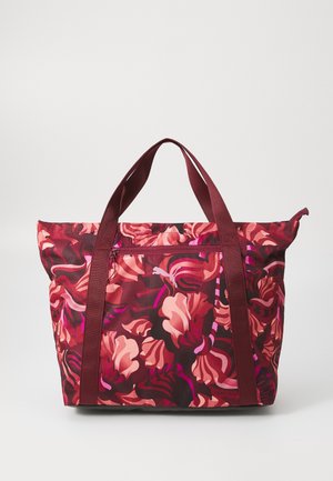FLORAL - Tote bag - ruby shimmer/poised pink