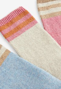 Next 3 PACK STANDARD - Calcetines - blue pink ecru