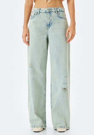 LOOSE - Jean boyfriend - blue denim