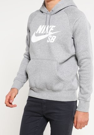 Hoodie - mottled grey