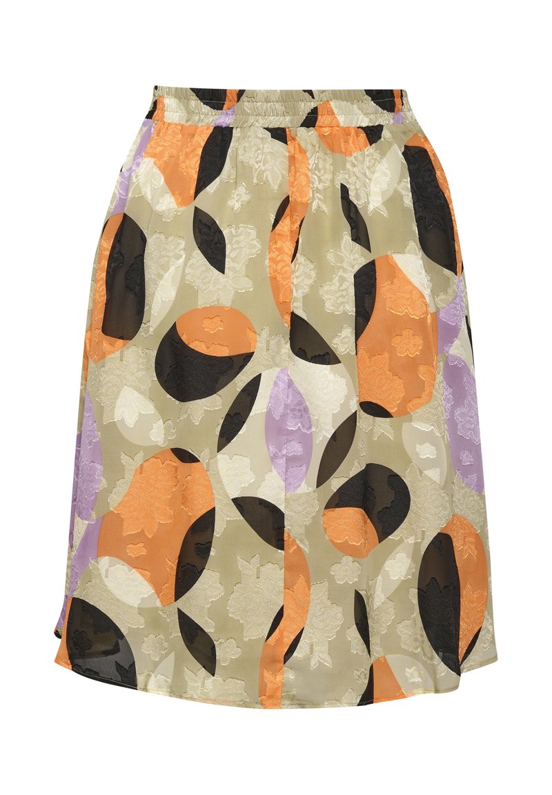 Kaffe A-lijn rok oranje Kaffe A-lijn rok oranje