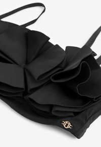 Next RUFFLE BANDEAU  - Bikinitop - black