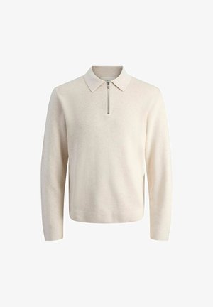 Jack & Jones PREMIUM, Knitted Knitted - Πουλόβερ - cloud dancer