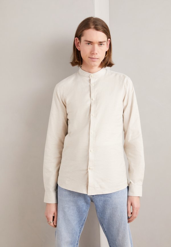 OXFORD MANDERIN SUPERFLEX  - Shirt - light sand mix