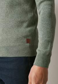 Next PREMIUM ZIP NECK  - Džemperis - sage green