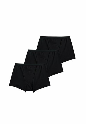 3 PACK HEAVY ABSORBENCY FIRST PERIOD BOY SHORTS - Onderbroeken - black