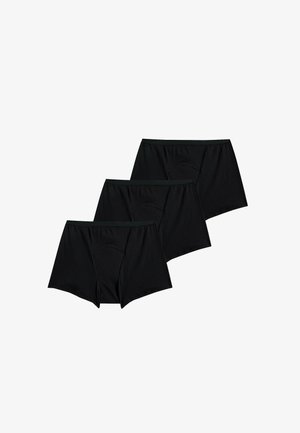 Marks & Spencer 3 PACK HEAVY ABSORBENCY FIRST PERIOD BOY SHORTS - Panties - black