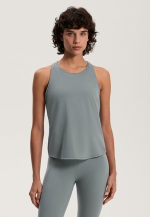 CROSS-BACK COMFORTLUX - Top - stone blue denim