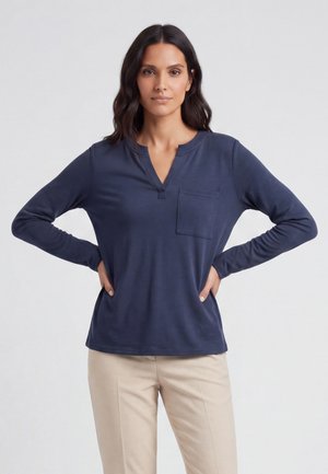 usha, Langærmet T-shirt - dark blue