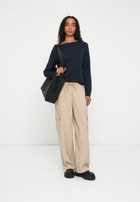 TOM TAILOR BASIC BOATNECK - Pullover - sky captain blue