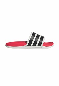 adidas Sportswear Badesandaler - crystal white   core black   lucid red