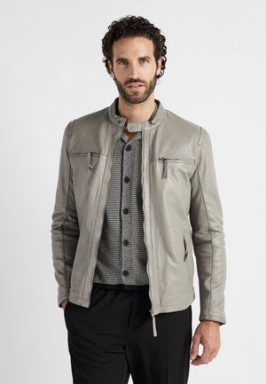 MIT ZWEI BRUSTTASCHEN MACADAM - Læderjakker - grey