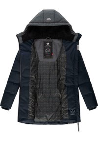 Ragwear ASHANI BLOCK INTL - Parka - dark blue/grey
