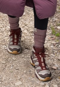 X ULTRA 360 EDGE MID GTX - Hikingsko - silver cloud/iron/rum raisin