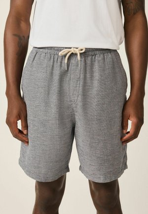 REGULAR FIT - ELASTICATED WAIST - Shorts - navy