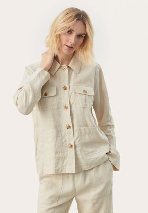 Button-down blouse - french oak