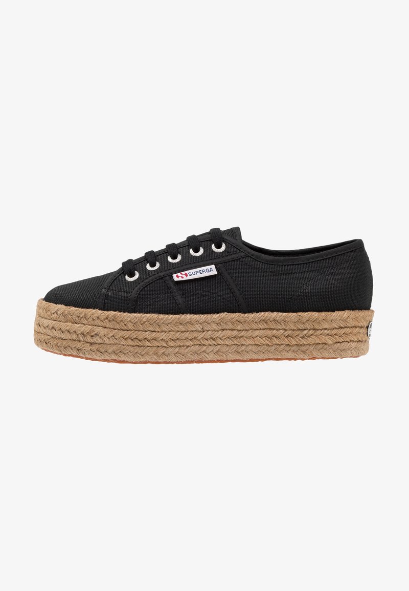 Superga 2730 Cotropew Espadrilles Black Noir Zalando Fr