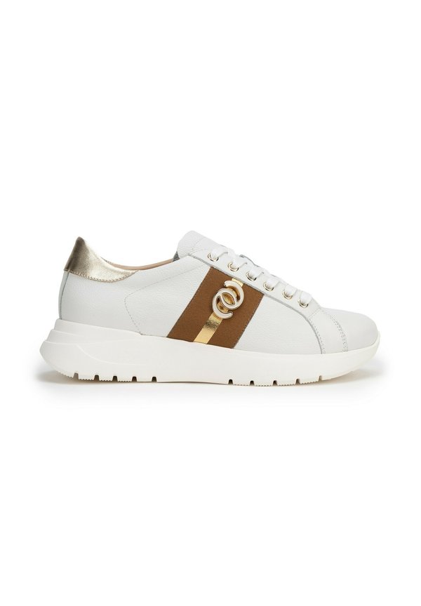 WITH METAL - Sneaker low - cream