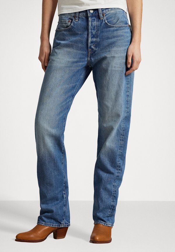 HIGH RISE RELAXED STRAIGHT JEAN - Straight leg jeans - lebec wash