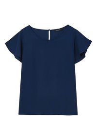 Calliope CON VOLANT - Camicetta - blu